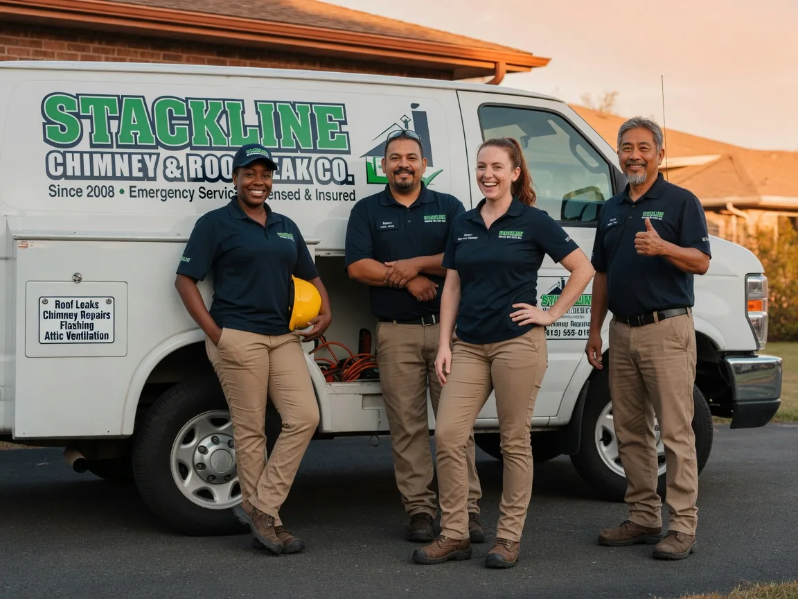 Chimney flashing repair company in Bleiblerville, TX